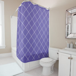 Cortina Para Box Padrão de diamante roxo