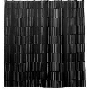 Cortina Para Box Padrão de distribuição de Na moda preto/branco