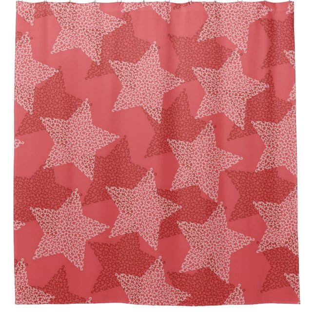 Cortina Para Box Padrão de estrelas (Frente)