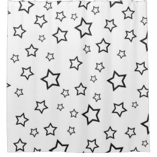 Cortina Para Box Padrão de estrelas