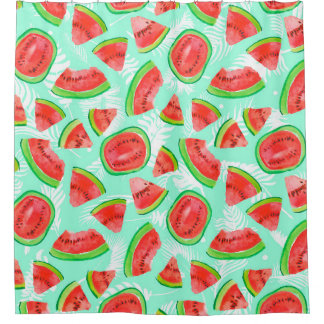 Cortina Para Box Padrão de fruta de tendências. Sermelão-de-água ar