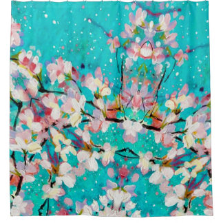 Cortina Para Box Padrão de fundo geométrico Abstrato colorido