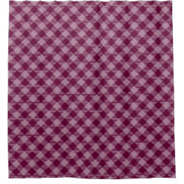 Cortina Para Box Padrão de Gingham de Verificação a Cor-de-Rosa Pro
