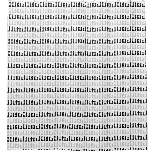 Cortina Para Box Padrão de Jogo de Peça Geométrica Moderna (Frente)