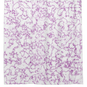 Cortina Para Box Padrão de mármore roxo