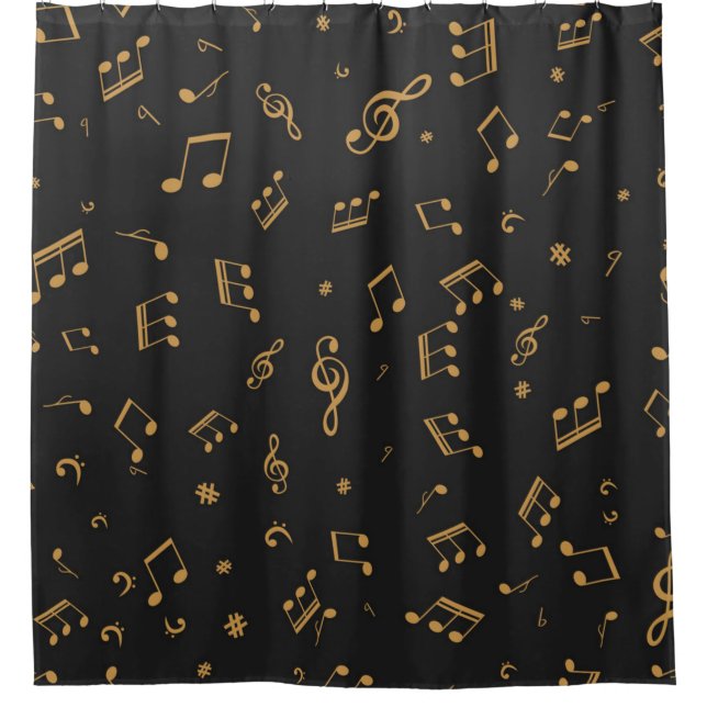 Cortina Para Box Padrão de música (Frente)