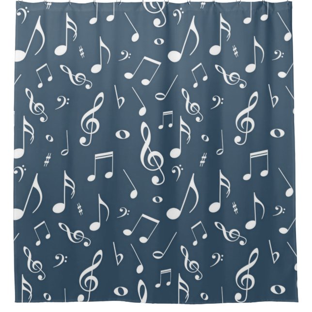 Cortina Para Box Padrão de música (Frente)