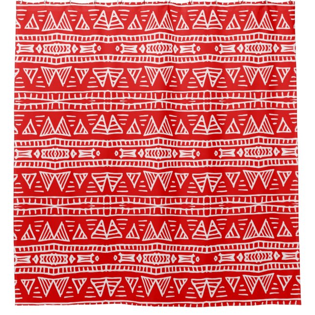 Cortina Para Box Padrão de striptease tribal étnico (Frente)