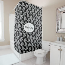 Padrão de Tartaruga Tribal Branca em Preto