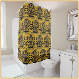 Cortina Para Box Padrão de tatuagem étnica tribal