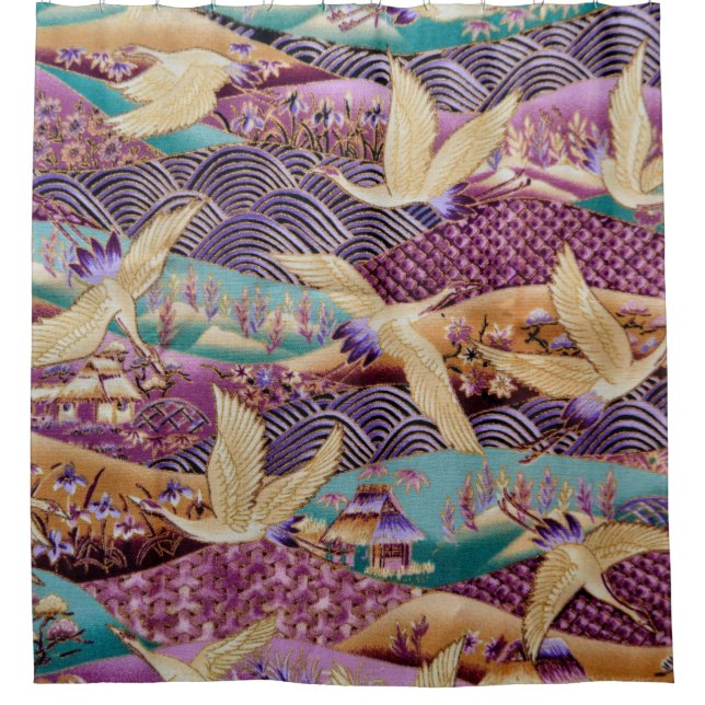 Cortina Para Box Padrão de tecido do tecido (Frente)