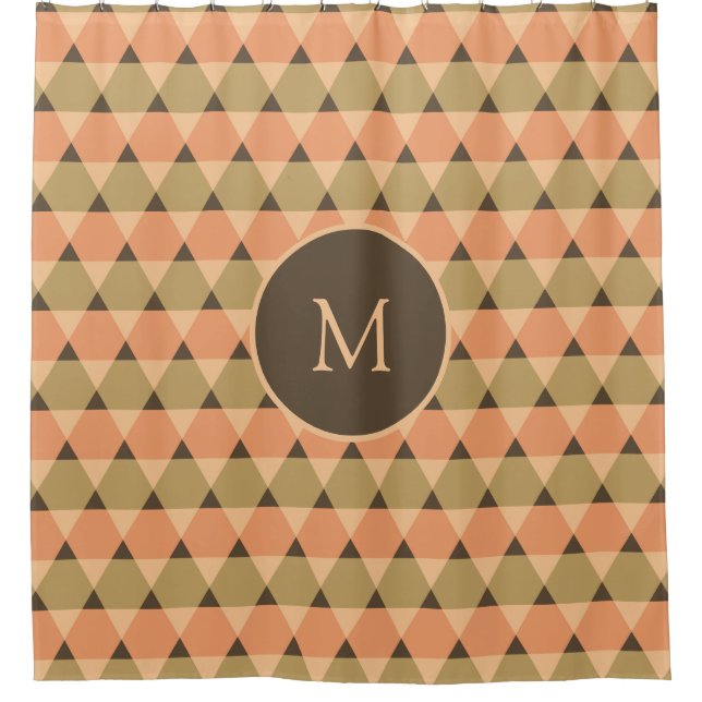 Cortina Para Box Padrão de triângulos (Frente)