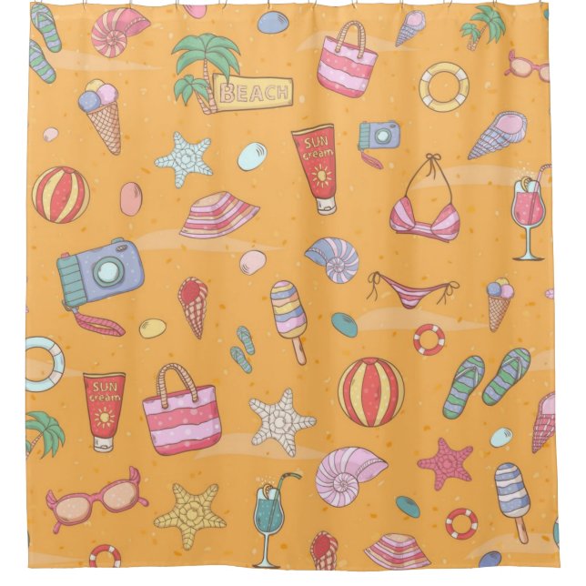 Cortina Para Box Padrão de Verão (Frente)