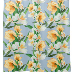 Cortina Para Box Padrão Floral