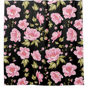 Cortina Para Box Padrão Floral