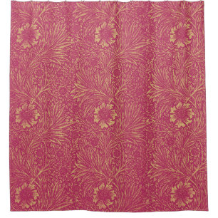 Cortina Para Box Padrão floral amarelo-claro-rosa-néon-vírgula