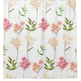 Cortina Para Box Padrão Floral Moderno | Trendy Botanical