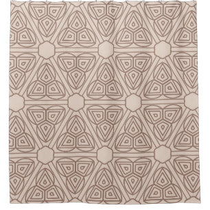 Cortina Para Box padrão geométrico decorativo sem costura. ilustraç