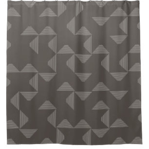 Cortina Para Box Padrão gráfico geométrico simples, moderno e moder