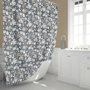 Cortina Para Box Padrão Inflável de Aquarela Dourada do Elegante