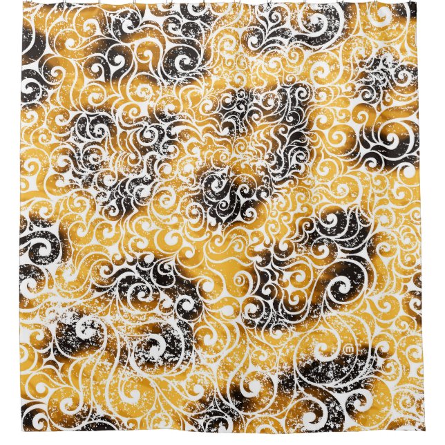 Cortina Para Box Padrão Leopardo Suave (Frente)