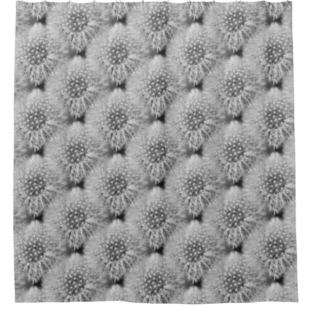 Cortina Para Box Padrão Natural das Flores Brancas Fluffy (Frente)
