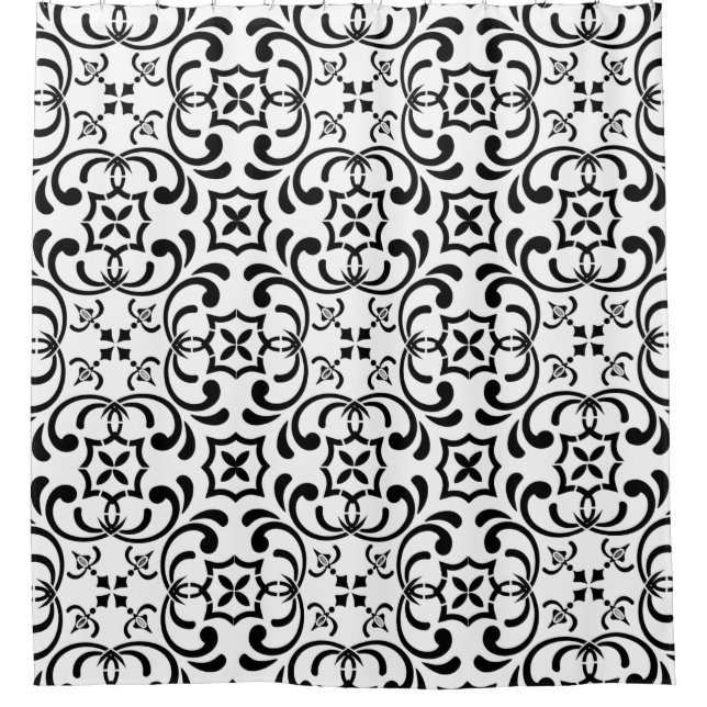 Cortina Para Box Padrão preto (Frente)