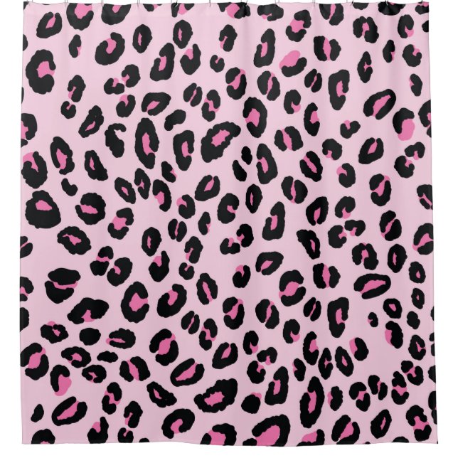 Cortina Para Box padrão sem descontinuidades do leopardo abstrato m (Frente)