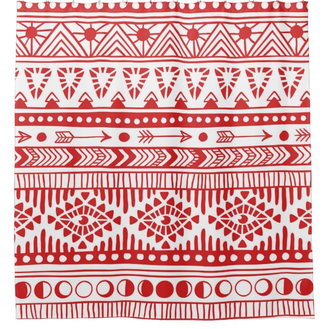 Cortina Para Box Padrão tribal sem descontinuidades 7 (Frente)