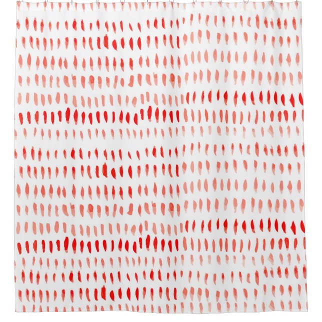 Cortina Para Box Padrão uniforme de linearidade de aquarelas (Frente)