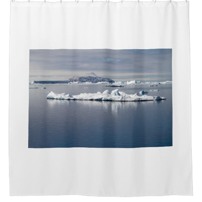 Cortina Para Box Paisagem Antártica (Frente)