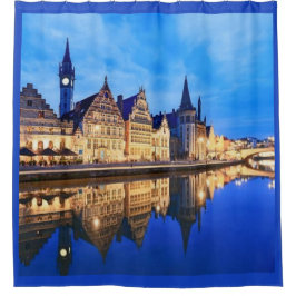 CORTINA PARA BOX PAISAGEM COM RIO