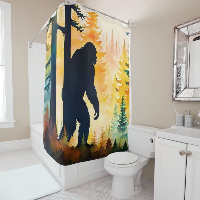 Cortina Para Box Paisagem de outono Sasquatch Sunset (In Situ)