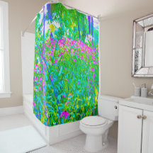 Paisagem do Jardim Impressionista Azul Aqua