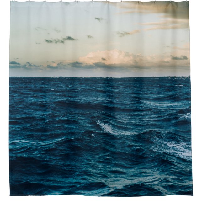 Cortina Para Box Paisagem do Mar bonito (Frente)