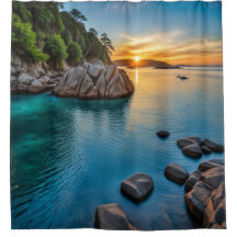 Paisagem pacífica do paraíso