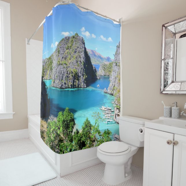 Cortina Para Box Palawan Lagoon, Philippines (In Situ)