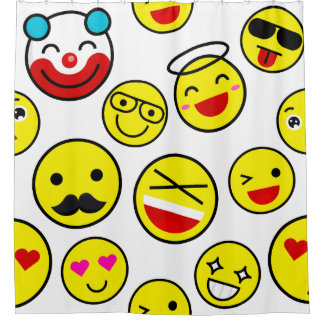 Cortina Para Box palhaço engraçado emojis