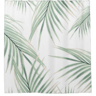 Cortina Para Box Palma Verde Deixa Sonho #3 #tropical #decor #art