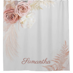 Cortina Para Box Pampas Grass Tan Bridal Terracotta Palmas Secas
