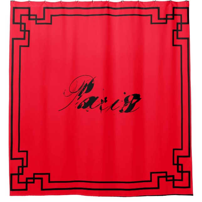 Cortina Para Box Paris Art Nouveau Art Deco Jugendstil (Frente)