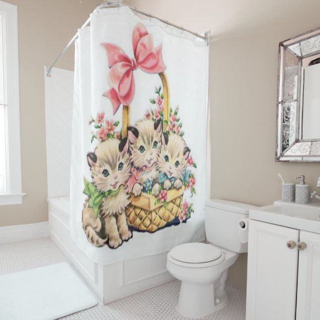 Cortina Para Box Páscoa da cortina do chá (In Situ)