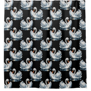 Cortina Para Box Pássaros do Cisne - Design