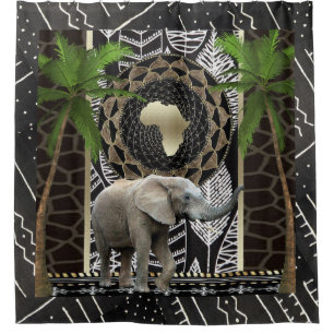 Cortina Para Box Passo Africano do Elefante