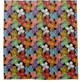 Cortina Para Box Pasta de Bolso Chalk Daisies