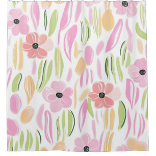 Cortina Para Box Pastel Floral Retrô (5)