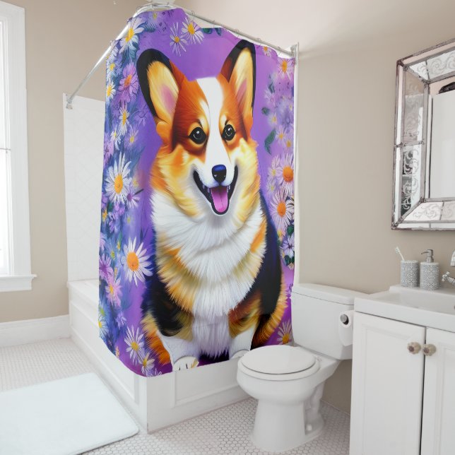 Cortina Para Box Pastel Hues Corgi (In Situ)