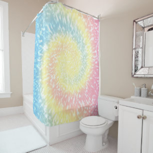 Cortina Para Box Pastel Tie Dye Colorful Batik Hippy Style