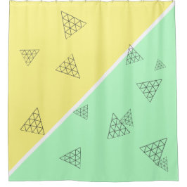 Cortina Para Box Pasto de Geometria do Triângulo da Pirâmide na mod