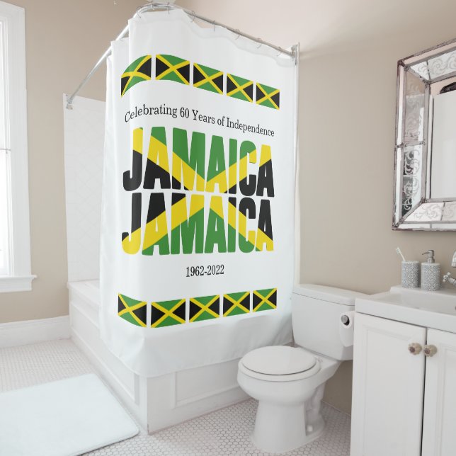 Cortina Para Box Patriotic JAMAICA JAMAICA (In Situ)